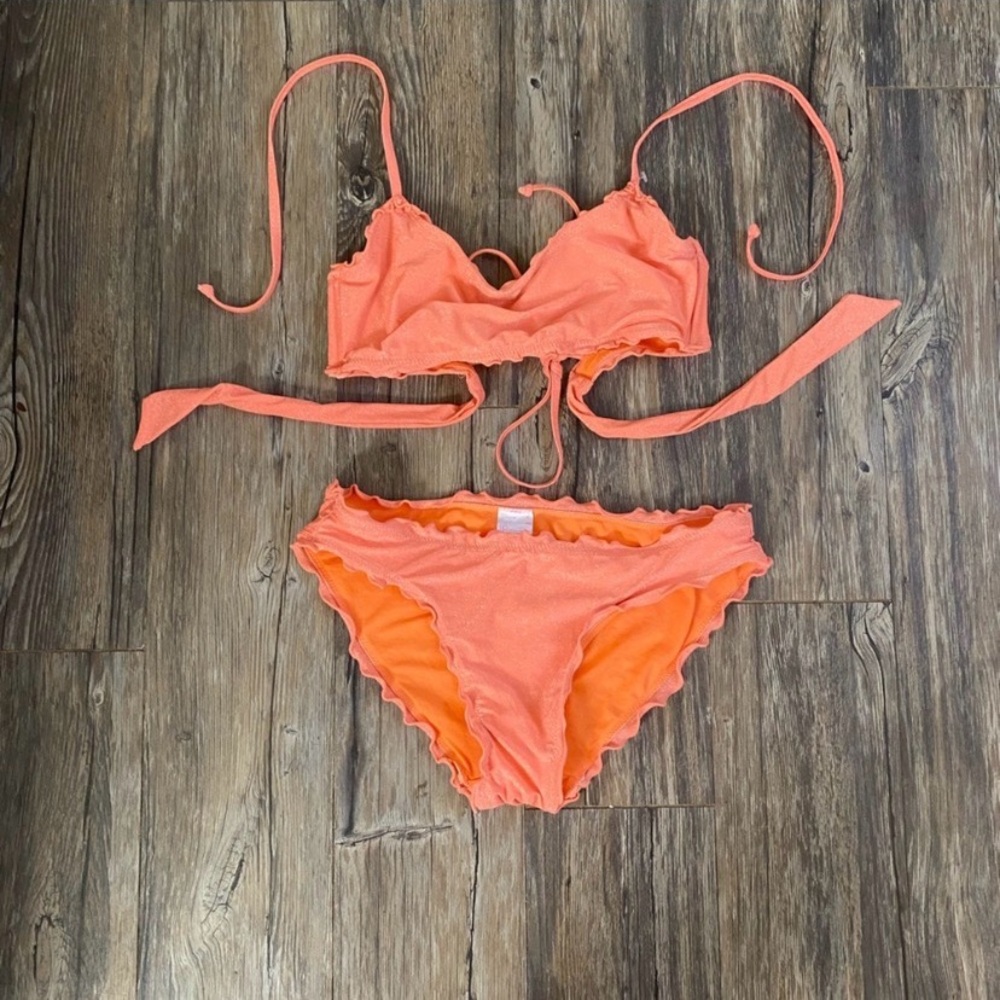 Vibrant Orange Bikini set
